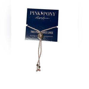 Ralph Lauren Pink Pony Save Lives Bracelet